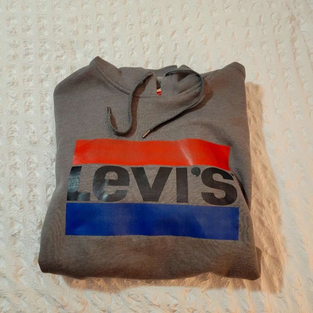 Mens Levi's Gray hoodie